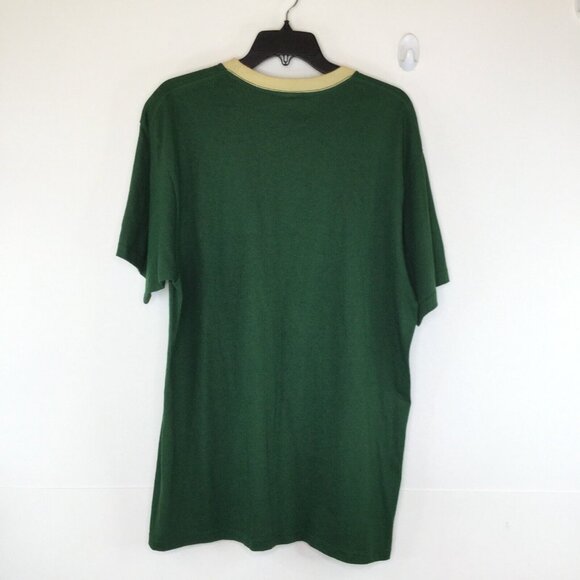 Nike University of South Florida Bulls Shirt USF Men Large Green Short Sleeve - Picture 6 of 10
